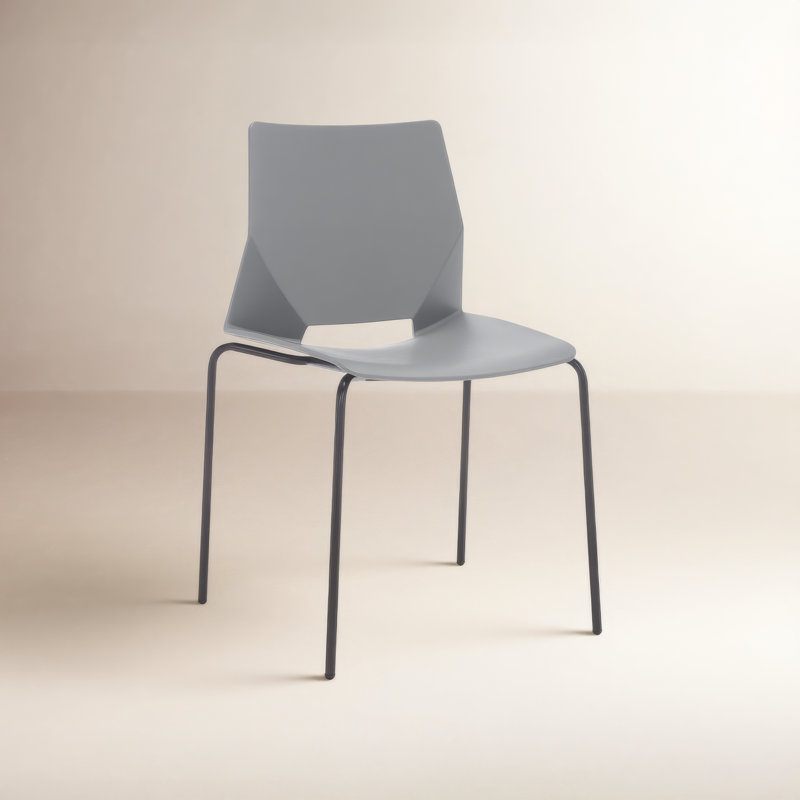 Samira Molded Dining Chair, Gray