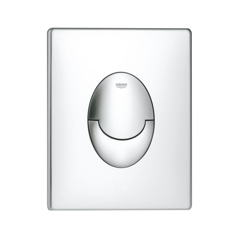 Skate Vertical Installation Air Actuation Plate, Matte Chrome