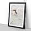 Mallard Duck Under Water by Ohara Koson - Framed Print-55576648-55576649