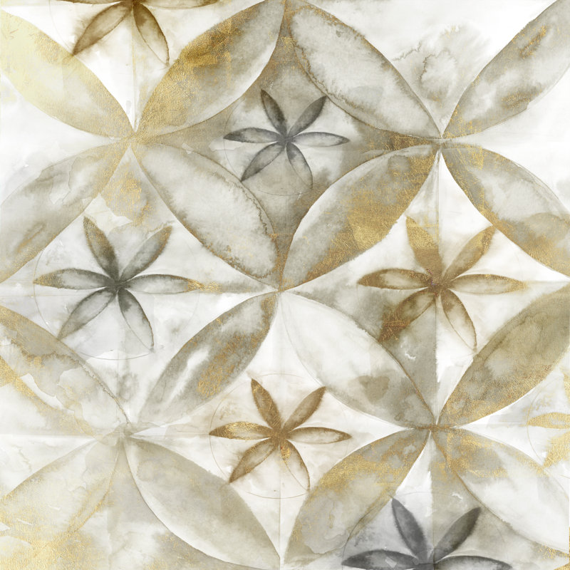 " Neutral Rustic Tile " by Eva Watts, 12" H x 12" W  
