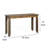 Flint Sofa Table, Dark Brown Mahogany Wood Frame, Rectangular 48 Inch