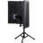 Microphone Isolation Shield, 5-Panel, Studio Recording Mic Sound Shield, with Pop Filter Desktop Tripod Stand and 3/8'' to 5/8'' Microphone Adapter, for Blue Yeti and Condenser Microphones