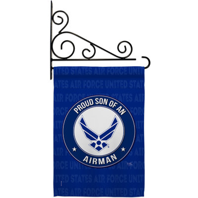 Double Sided 18.5'' H x 13'' W Polyester Flag Set