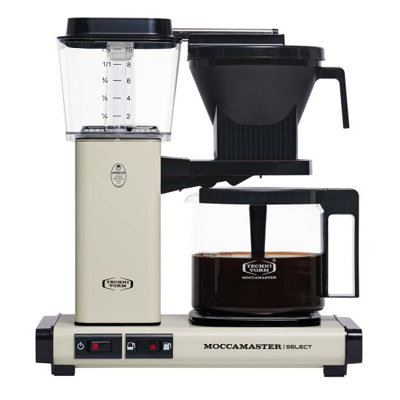 Moccamater KBG Select Filter Coffee Machine, 1.25L - Polished Silver