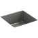 Verticyl Vitreous China Square Undermount Bathroom Sink with Overflow