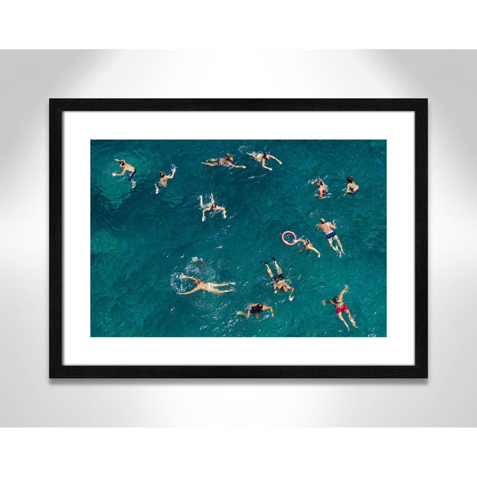 Tonti - Photograph Print, Black Wood Framed Paper, 17" H x 23" W x 0.75" D