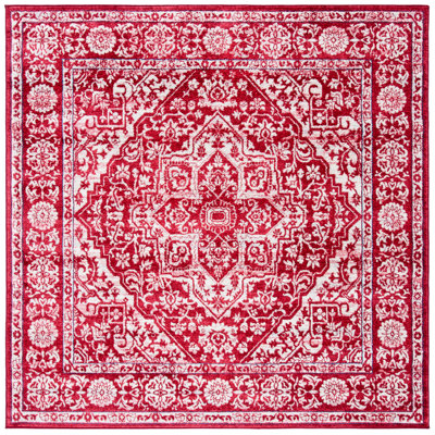 Oriental Light Gray/Ivory Area Rug