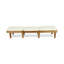 Chaise longue en bois Ariana KD avec coussin