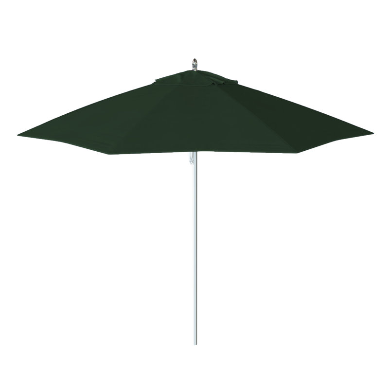 Parasol de marché 9 pi Thorton, Toile Sunbrella® vert forêt, 9'