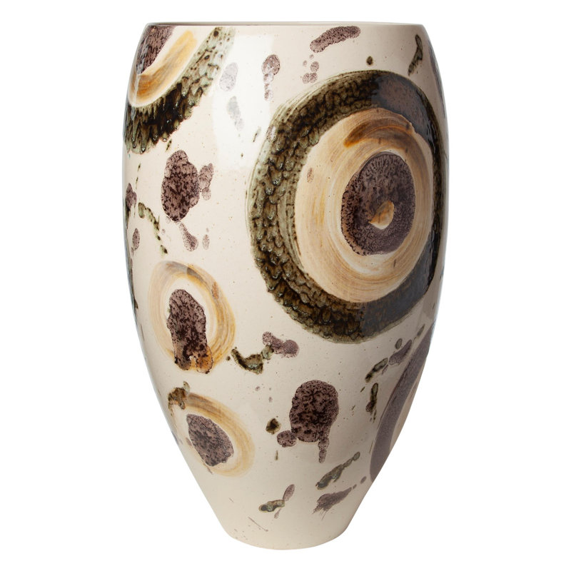 Earthtone Spots Vase
