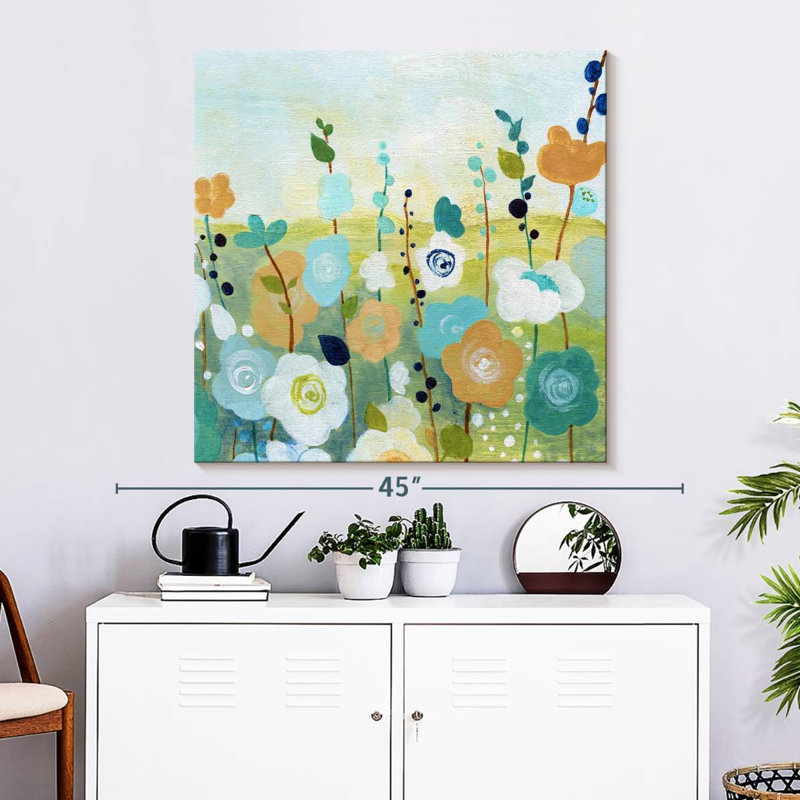 Champ de fleurs Matisse I, H 33 po x l 33 po