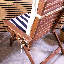 Geometric Outdoor High Back Seat Pad-1650485857