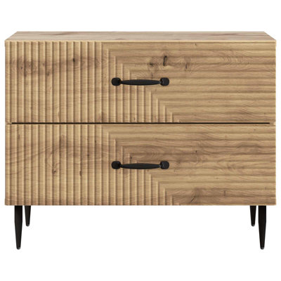 62cm W Manufactured Wood Bedside Table