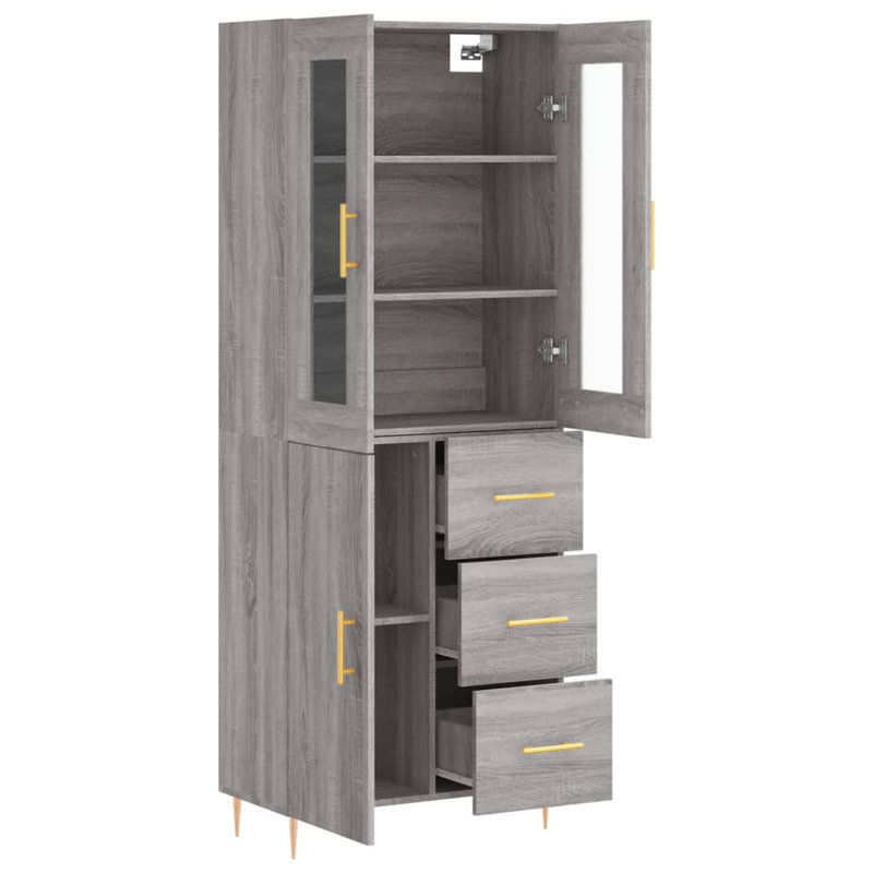 Douglaston 69.5cm Sideboard, Grey Sonoma