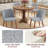 Wood Frame Upholstered Dining Chairs-275301923