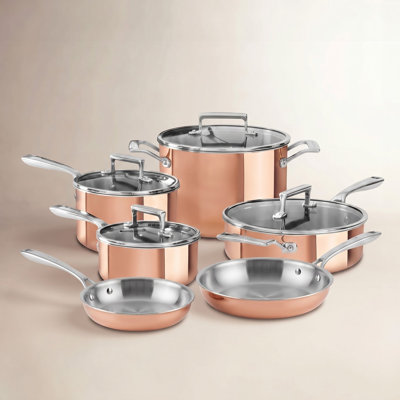 KitchenAid® Tri-Ply Stainless 10-Piece Set