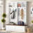75.7"H Hall Tree with Open Storage,4-in-1 Hall Tree with Bench-1801479874