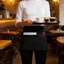 Tablier imperméable à la taille pour service, demi-tablier avec poches pour la cuisine d'un hôtel-restaurant, noir 23,6 x 11,4 po-852522956