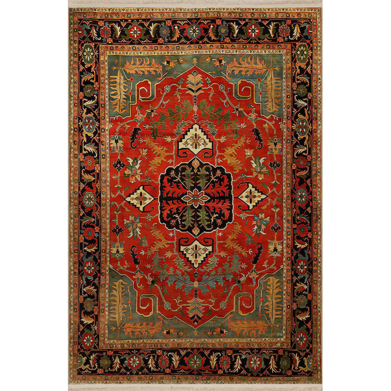 Wimjan Moroccan Indoor / Outdoor Rug, Rectangle 5'2" x 7'7"