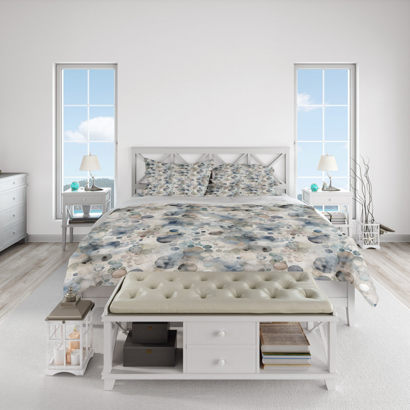 Abstract Duvet Cover, Twin Duvet Cover + 1 Queen Sham