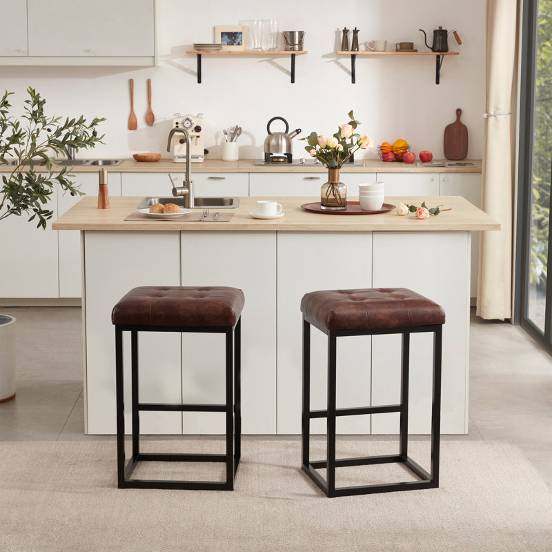 Tabouret 28 po Nealla, Brun foncé, Tabouret de bar (hauteur du siège 28 po)