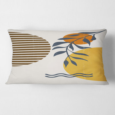 Abstract Throw Pillow