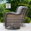 Chaise de patio pivotante avec coussins Tichina-1807429544