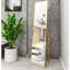 Miroir pleine grandeur avec cadre en alliage doré, 66,87 po x 24,11 po 2,91 po, miroir de 25 lb, 65 po, 24 po, 3 po, 25 lb