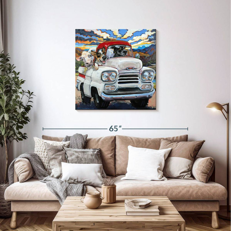 Ketti Cattle Drive, 36" H x 36" W