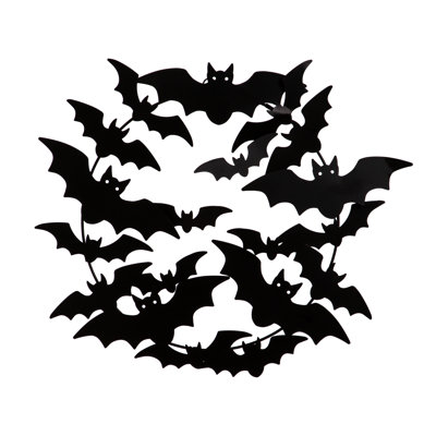 Metal Bat Halloween Indoor/Outdoor Wreath