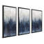«Misty Indigo Forest» par Carol Robinson, reproduction sur toile flottante 3 pièces-87730847