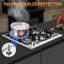 MOXKING 22" Stainless Steel Natural Gas 4 Burner Cooktop