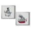 «Bathing Beauty I», ensemble de 2 reproductions d'art encadrées-258997700-258997701-258997724