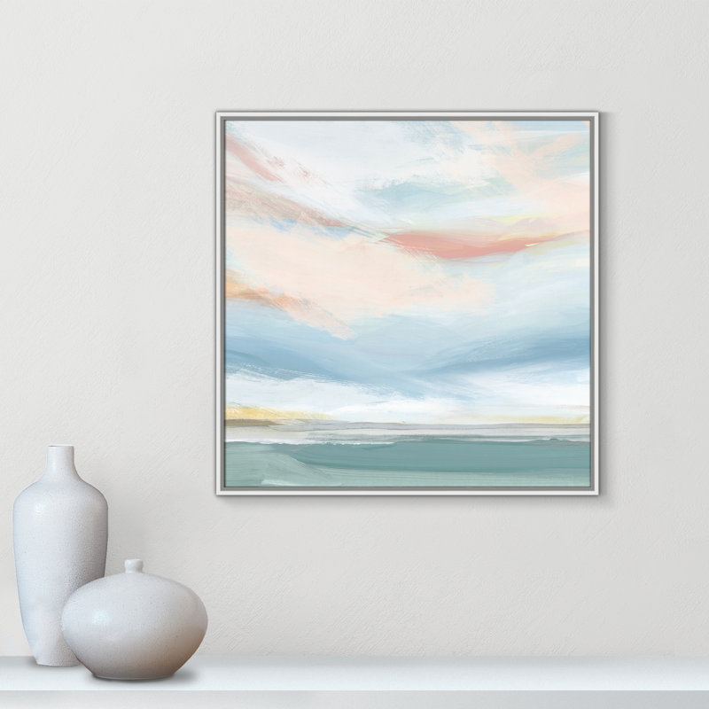 «Delphi Sweetness I» par Isabelle Z - reproduction, Toile avec cadre blanc, H 31,5 po x l 31,5 po x P 2 po