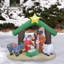 Crèche de Noël gonflable