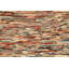 Tapis oriental rayé Gabbeh 3 x 5