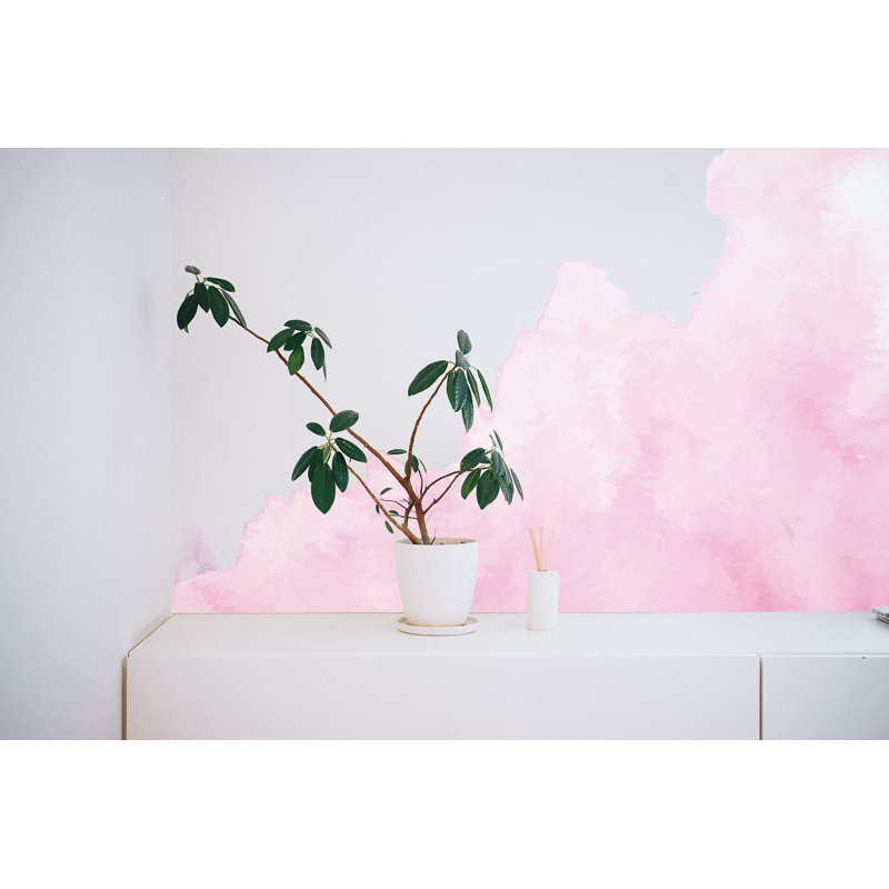 Spill Watercolor Vinyl Wallpaper by Jamie Graney, 12' W x 8' L