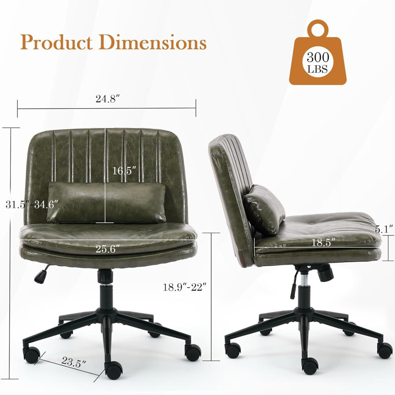 Fauteuil de bureau Criss, Vert