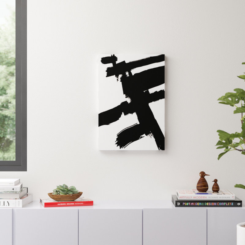 " Abstract Sketch VII " Graphic Art Print, 26" H x 18" W x 1.5" D