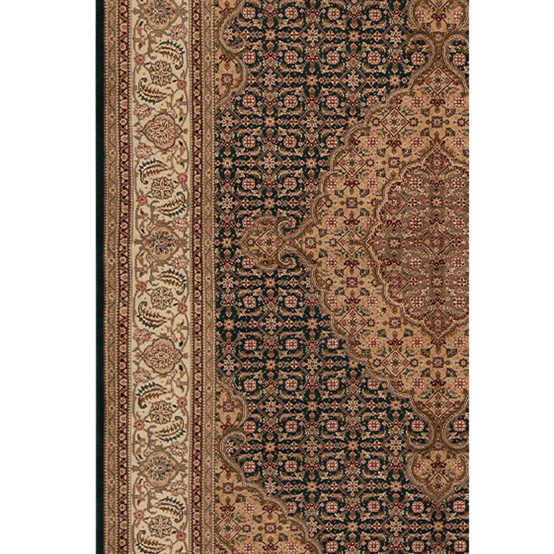 Wool Oriental Area Rug in Green