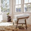Chaise d'appoint rembourrée Maudette-88235088