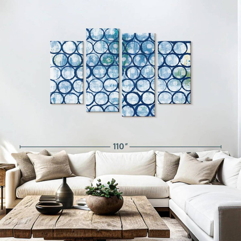 Avery Blue Eclipse I, 48'' H x 75'' W