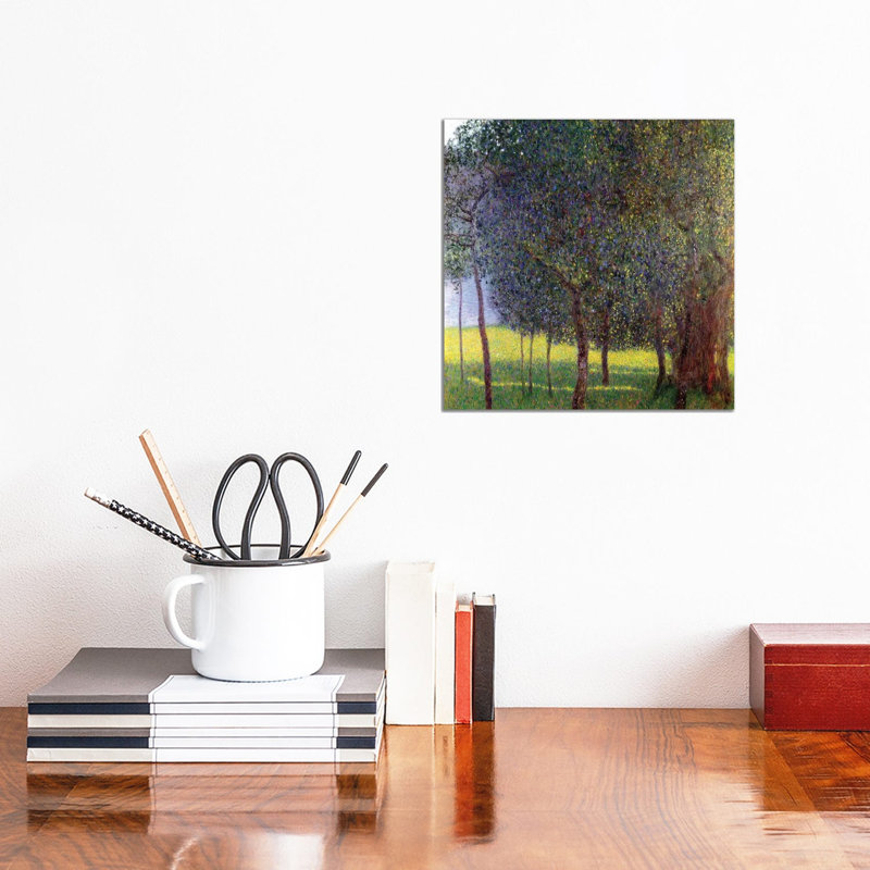 Fruit Trees by Gustav Klimt - Wrapped Canvas Print, 30.48cm H x 30.48cm W x 1.91cm D