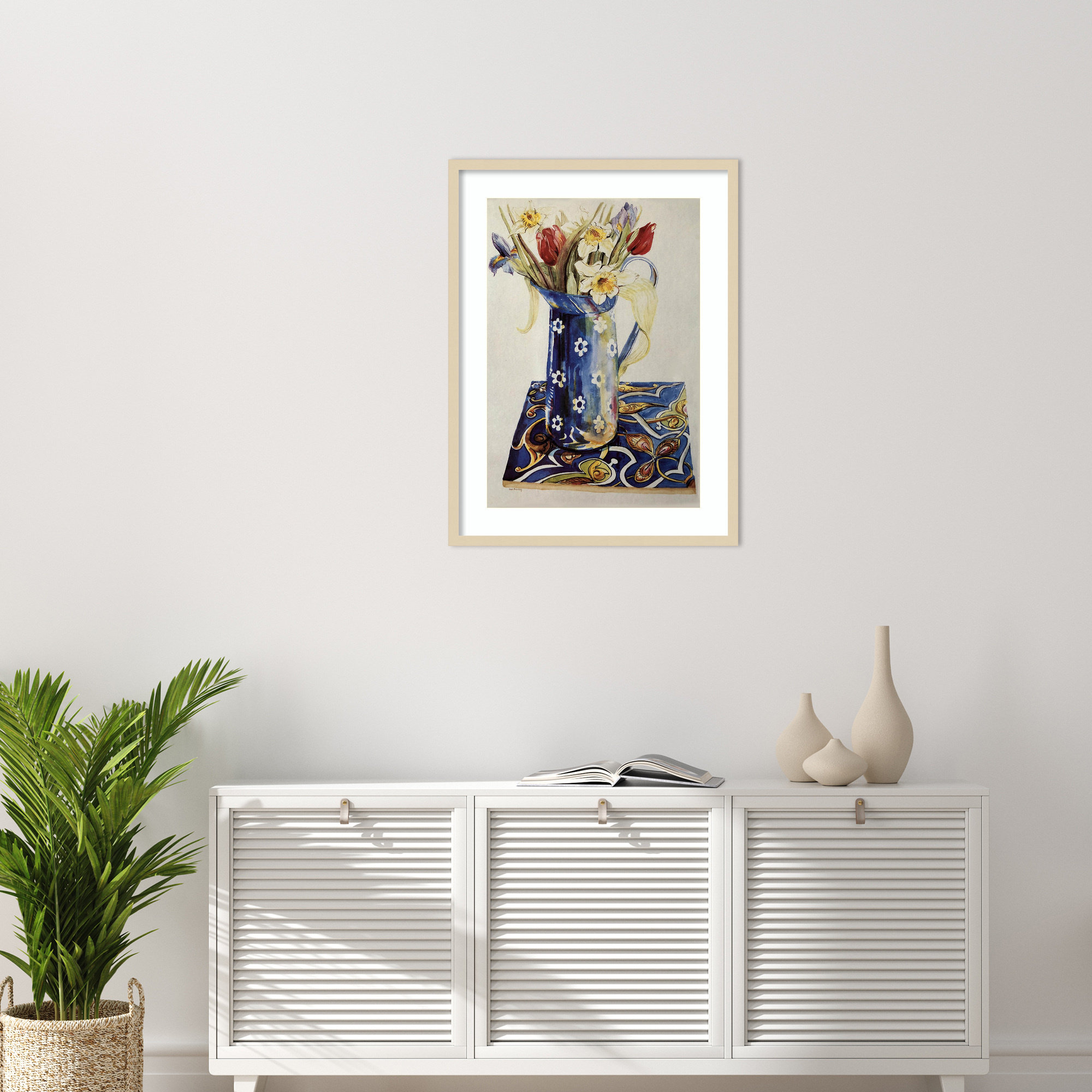 Tulips by Thewsey Joan, 33" H x 25" W, Brown