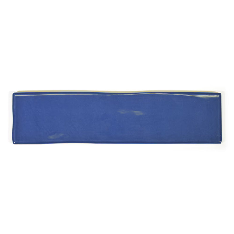 Carrelage mural en céramique bleu brillant 2-9 / 10 po x 11-3 / 4 Modamo Santa Clara (6 pieds carrés / caisse)