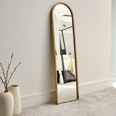 Symari Solid Wood Arch Mirror
