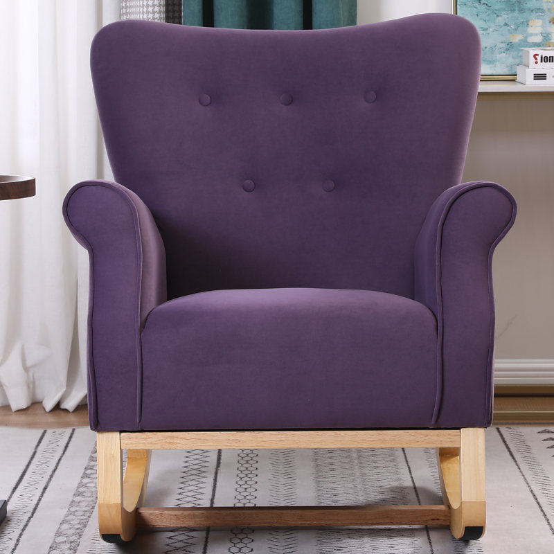 Chaise berçante Maylie, Mauve lavande