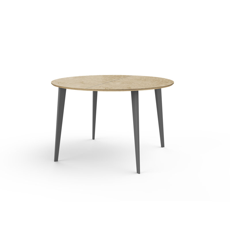 AIACE Dining Table, H77 x L240 x W90cm, Graphite, Sand
