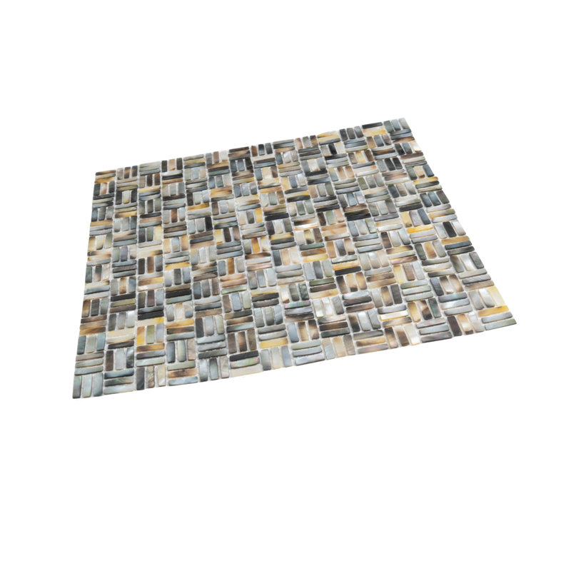 11.5" X 11.5" Seashell Wall Floor Use Tile