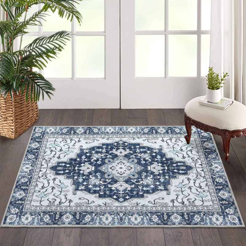 Shanora Washable Oriental Rug, Rectangle 2' x 3'